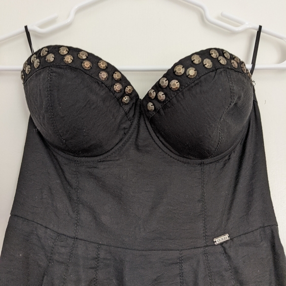 Guess Strapless Studded Dress - Picture 2 of 10